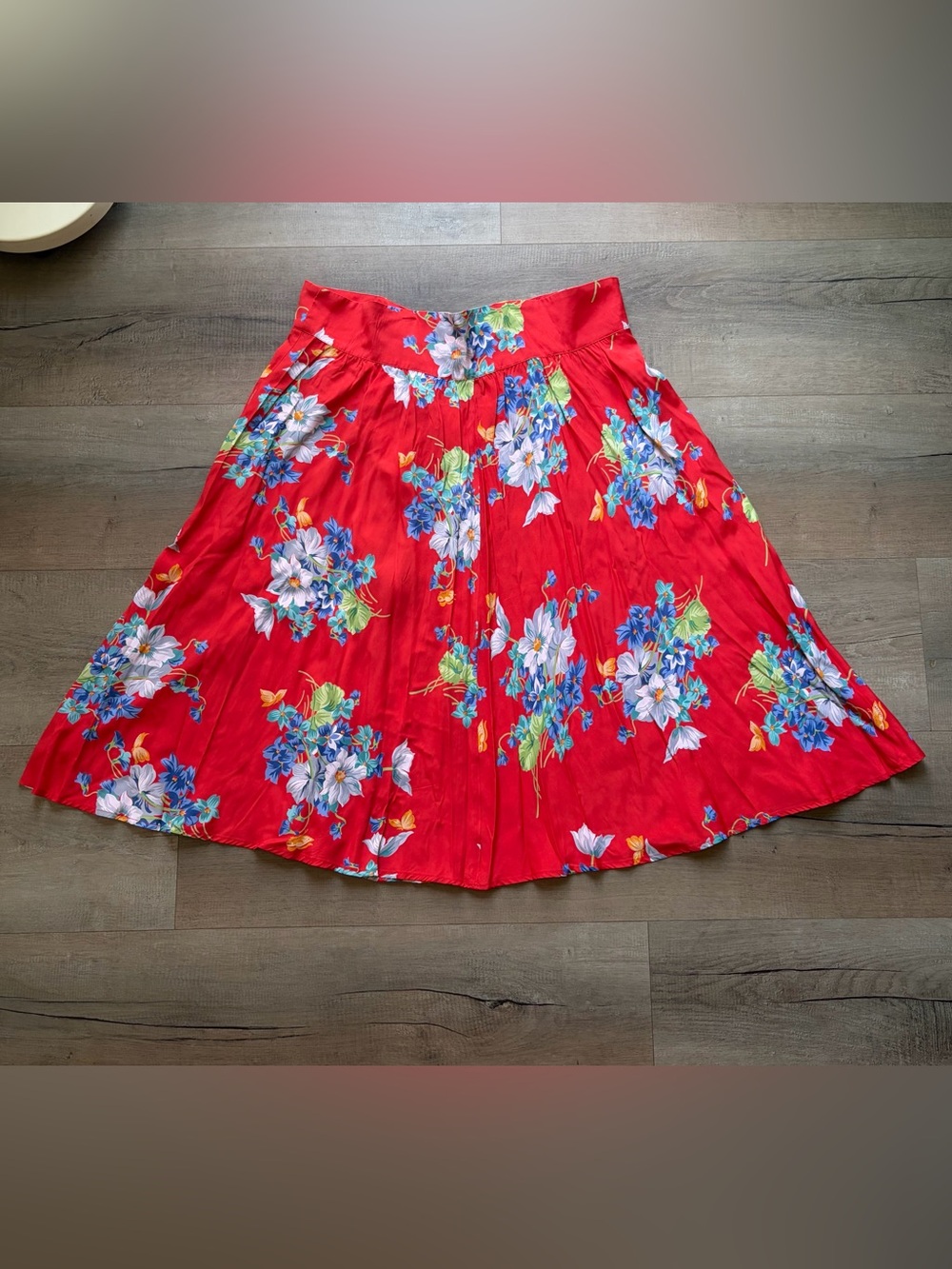Trashy Diva Butterflies & Begonias Circle Skirt